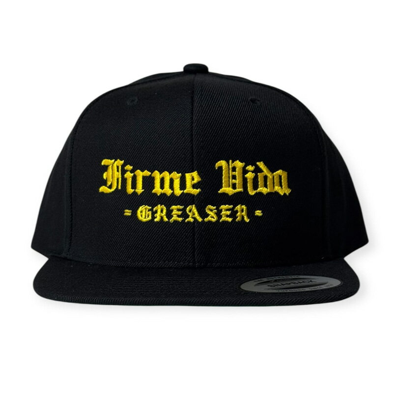 Rakuten - GREASER -Firme Vida- SNAPBACK CAP キャップ BLACK/GOLD
