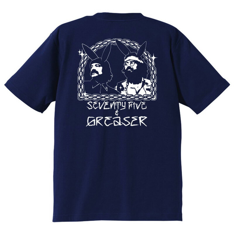 Rakuten - SEVENTY FIVE セブンティファイブ x GREASER グリーサー -RABBIT EARS- S/S INDIGO TEE コラボ 半袖Tシャツ