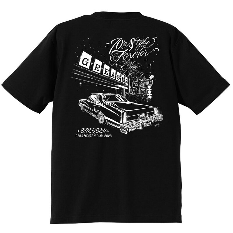 Rakuten - GREASER グリーサー -PINK DREAM- S/S BLACK TEE 半袖Tシャツ
