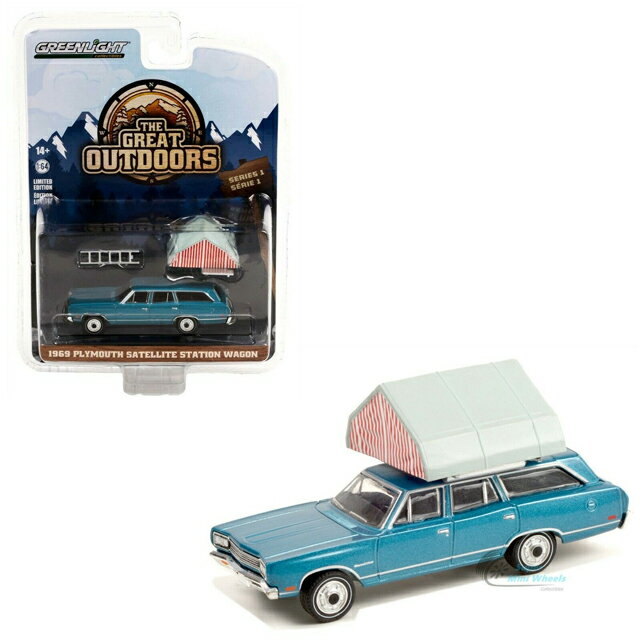 別倉庫からの配送 Greenlight Gl 804 1 64scale Great Outdoor Series 1969 Wagon Plymouth 1 Satellite Station