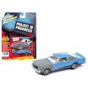 JL-179 JOHNNY LIGHTNING STREET FREAKS 2022 RELEASE1A 1976 Plymouth Road Runner (Project in Progress) Big Sky Blue & Primer Gray