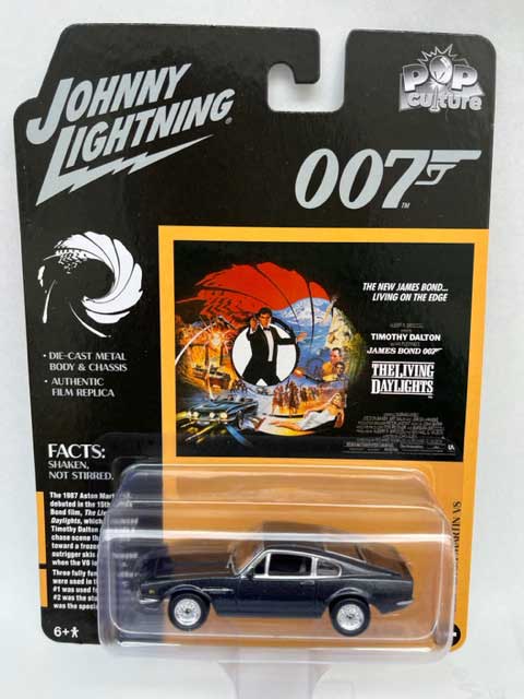 JL-194 JOHNNY LIGHTNING POP CULTURE 2023-2 James Bond 1987 Aston Martin Vantage (The Living Daylights)