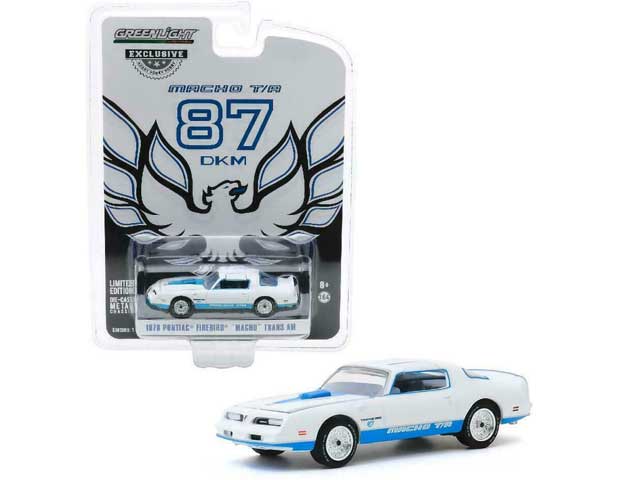 GL-017 GREENLIGHT 1978 PONTIAC FIREBIRD "MACHO" T/A #87 WHITE HOBBYSHOP EXCLUSIVE 限定