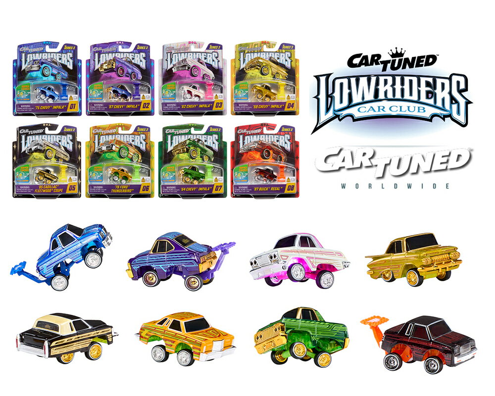 CT127 CAR TUNED LOWRIDERS SHOW GLOW SERIES.3 8台セット
