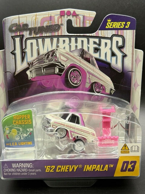 CT121 CAR TUNED LOWRIDERS SHOW GLOW SERIES.3 1962 CHEVY IMPALA