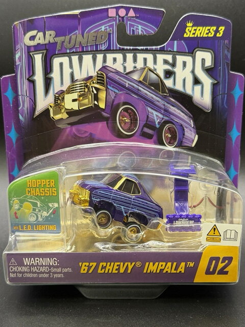 CT120 CAR TUNED LOWRIDERS SHOW GLOW SERIES.3 1967 CHEVY IMPALA