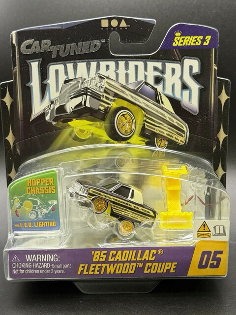 CT124 CAR TUNED LOWRIDERS SHOW GLOW SERIES.3 1985CADILLAC FLEETWOOD COUPE