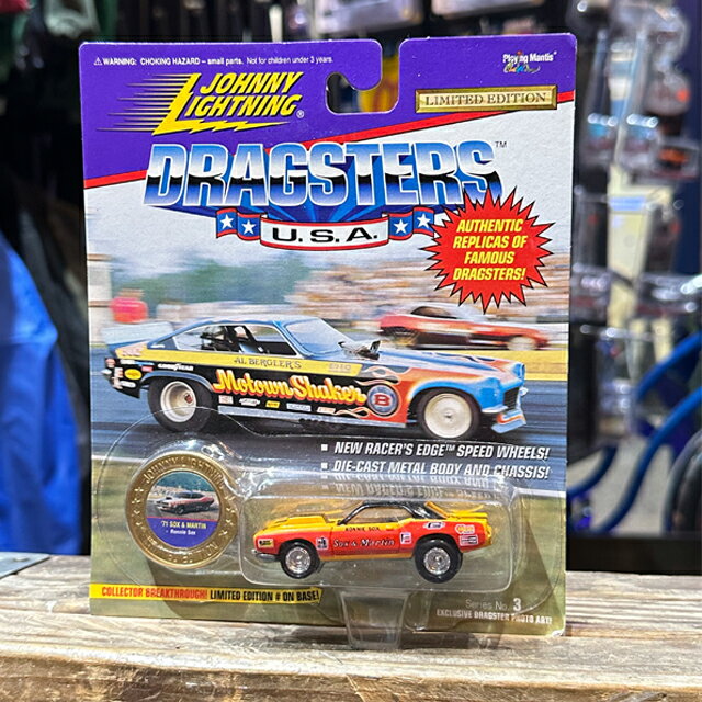 JL-220 JOHNNY LIGHTNING DRAGSTERS USA 71 SOX&MARTIN ORANGE/RED