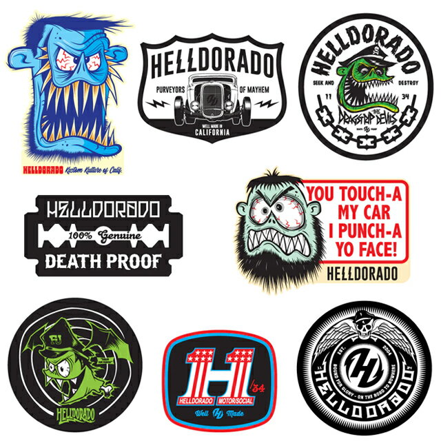 HELLDORADO whh STICKER PACK 8Zbg