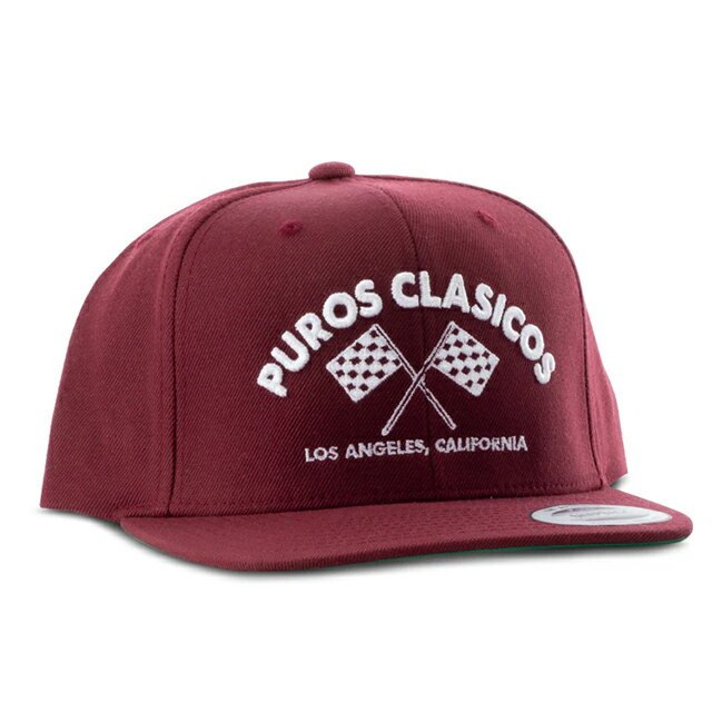 PUROS CLASSICOS -SPEED SHOP- SNAP BACK CAP BURGUNDY XibvobNLbv