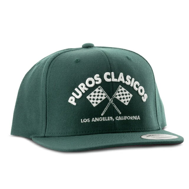 PUROS CLASSICOS -SPEED SHOP- SNAP BACK CAP GREEN XibvobNLbv