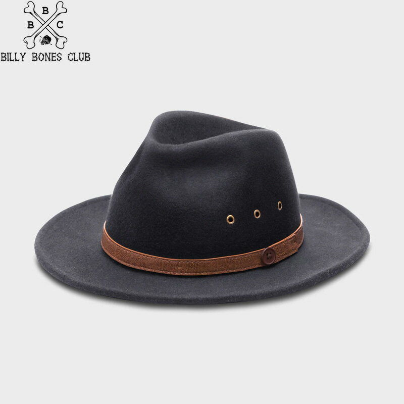 定価13750円 20%OFF /BILLY BONES CLUB ビリーボーンズクラブ Blue Monday Fedora ウールハット...