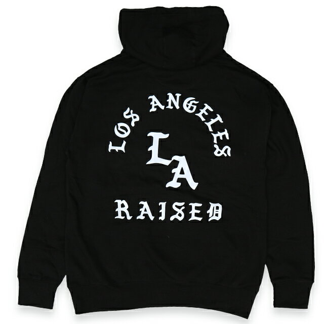 FFMA (FREE FROM MY ADDICTION) LA Raised PULLOVER HOODIE カブリパーカー BLACK