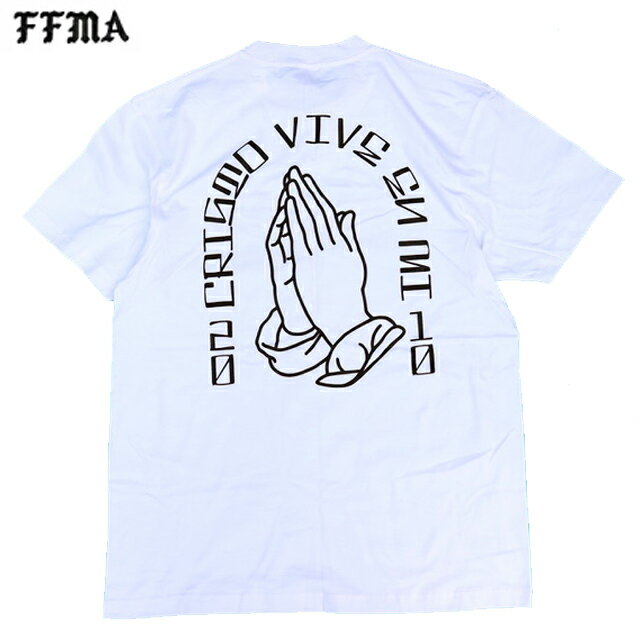 アディクション（5000円程度） FFMA (FREE FROM MY ADDICTION) "CHRISTO VIVE EN MI" S/S T-SHIRTS 半袖 Tシャツ WHITE