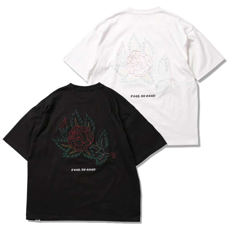 FOOL SO GOOD フールソーグッド -OLD SCHOOL ROSE TEE- Tシャツ