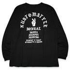 KUSTOMSTYLE カスタムスタイル KSTL2321BK "PRIMERO" LONG SLEVE T-SHIRTS COLOR-BLACK ロンT 長袖