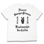 定価4950円 SALE!! 2980円 / KUSTOMSTYLE カスタムスタイル KST1802WH "PRIMERO" WHITE Tシャツ