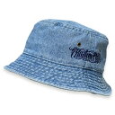 KUSTOMSTYLE カスタムスタイル KSBH2307DEN FUCKIN 039 SCRIPT BUCKET HAT バケットハット DENIM