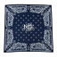 KUSTOMSTYLE カスタムスタイル FCBAND-002 "FACE CARD" BANDANA NAVY バンダナ 51x51cm