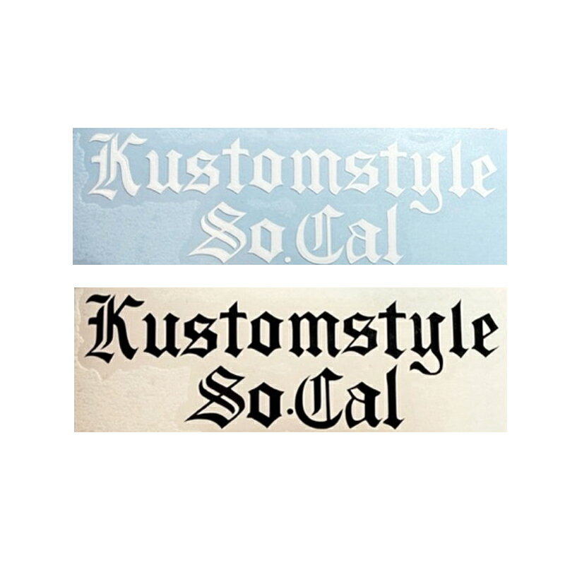 KUSTOMSTYLE カスタムスタイル KSD0905S "OLD ENGLISH" STICKER 横幅約12CM カッティング ステッカー