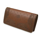 KUSTOMSTYLE カスタムスタイル TYPE-7 BANDANA LEATHER LONG WALLET COLOR BROWN