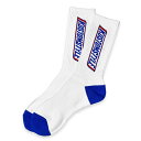 KUSTOMSTYLE カスタムスタイル KSSOX-020WH MANUFACTURING COMPANY SOCKS WHITE/BLUE