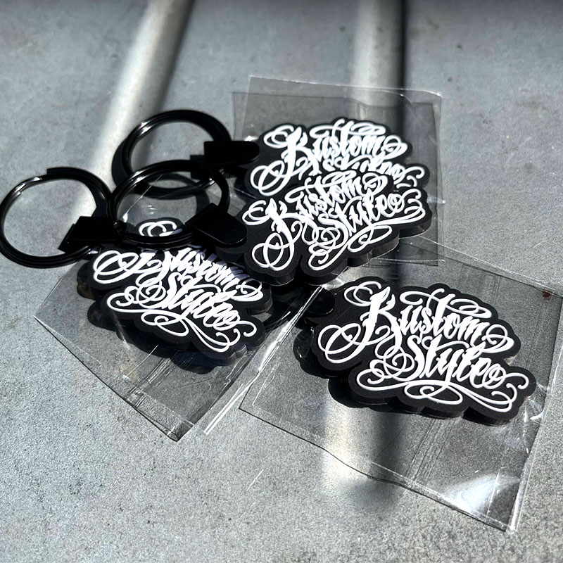 KUSTOMSTYLE カスタムスタイル KSKR-008 "NORM LOGO" RUBBER KEY CHAIN