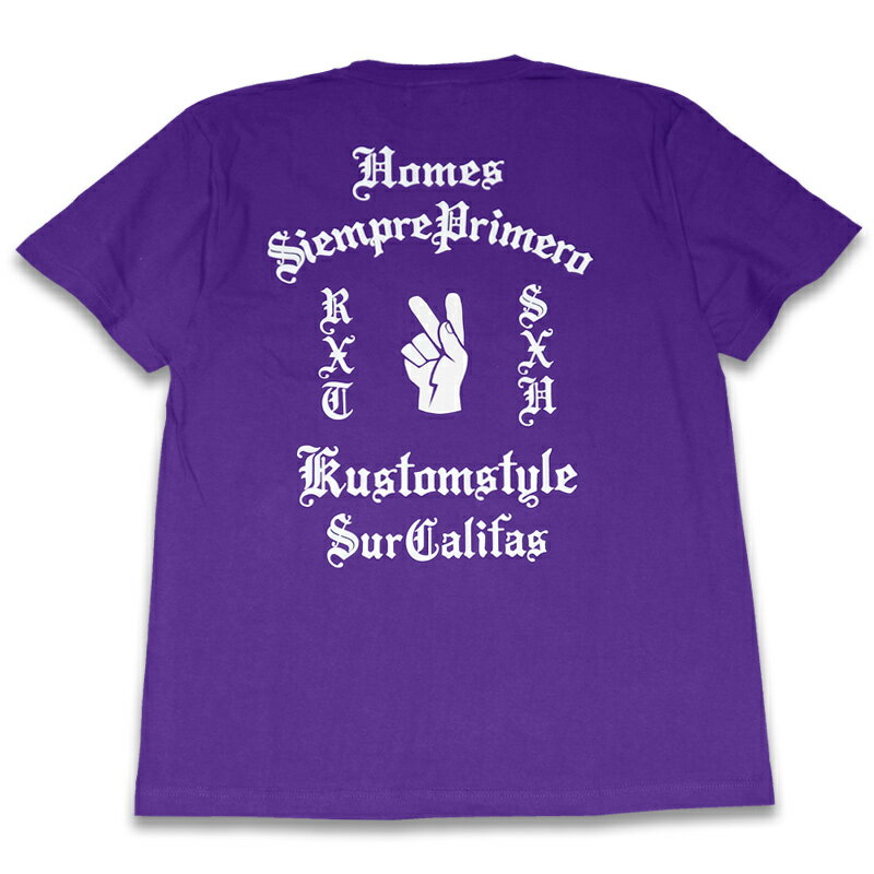 定価4950円 SALE!! 2980円 / KUSTOMSTYLE カスタムスタイル KST1802VPU "PRIMERO" VIOLET PURPLE Tシャツ