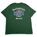 KUSTOMSTYLE カスタムスタイル KST0906SEGR LOWRIDER BICYCLE SERAPE IVY GREEN Tシャツ サラペ