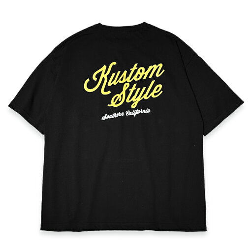 KUSTOMSTYLE カスタムスタイル KST2404BK "NEW ICON" BLACK Tシャツ ビッグシルエット KUSTOMSTYLE カスタムスタイル KST2404BK "NEW ICON" BLACK Tシャツ ビッグシルエット