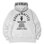 KUSTOMSTYLE カスタムスタイル KSP2321ASH "PRIMERO" PULLOVER HOODIE 刺繍LOGOパーカー COLOR*ASH GREY