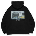 KUSTOMSTYLExMOONEYESxKALIFORNIALOOK コラボレーション PULLOVER HOODIE BLACK KSMEKL-001P ムーンアイズ カリフォルニアルック