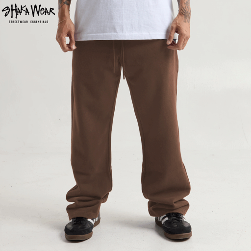 SHAKAWEAR シャカウェア GARMENT DYE STRAIGHT LEG BAGGY SWEATPANTS スウェットパンツ MOCHA SHAKAWEAR シャカウェア GARMENT DYE STRAIGHT LEG BAGGY SWEATPANTS スウェットパンツ MOCHA