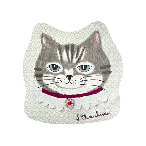 Rakuten - KUSUGURU JAPAN クスグルジャパン 猫、猫雑貨やわらか吸水足ふきマット パーラーすずらん堂 ちまきさん