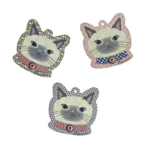 Rakuten - KUSUGURU JAPAN クスグルジャパン 猫、猫雑貨パーラーすずらん堂 メッセージカード・ちょこタグ すずらんさん