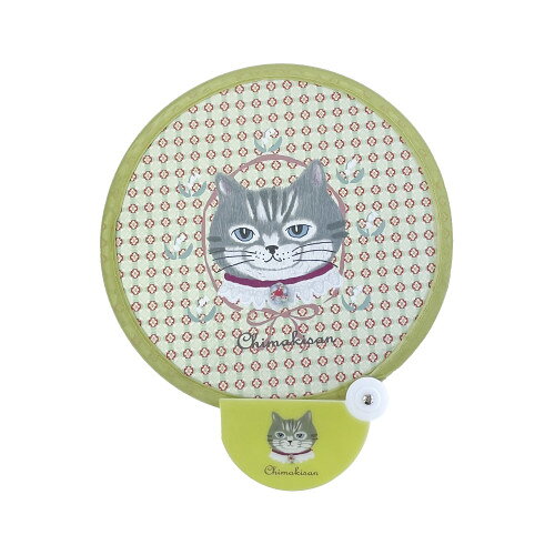 樂天商城 - KUSUGURU JAPAN クスグルジャパン 猫、猫雑貨くるりんうちわ パーラーすずらん堂 ちまきさん柄