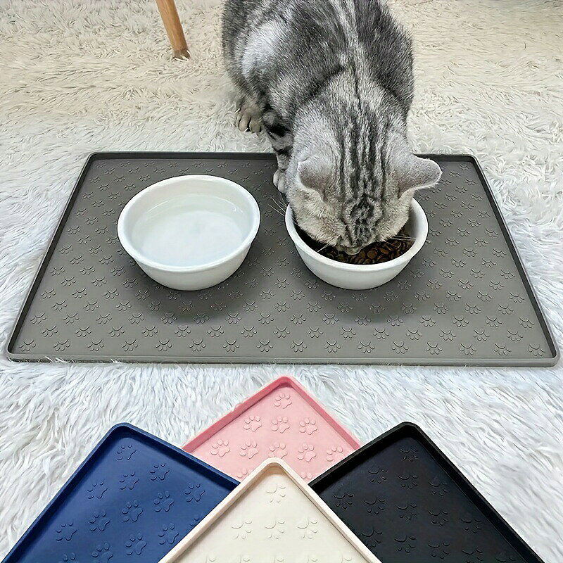 ペットのフードマット ランチョンマット お食事マット 犬 猫 ペット エサ皿 餌皿 ...