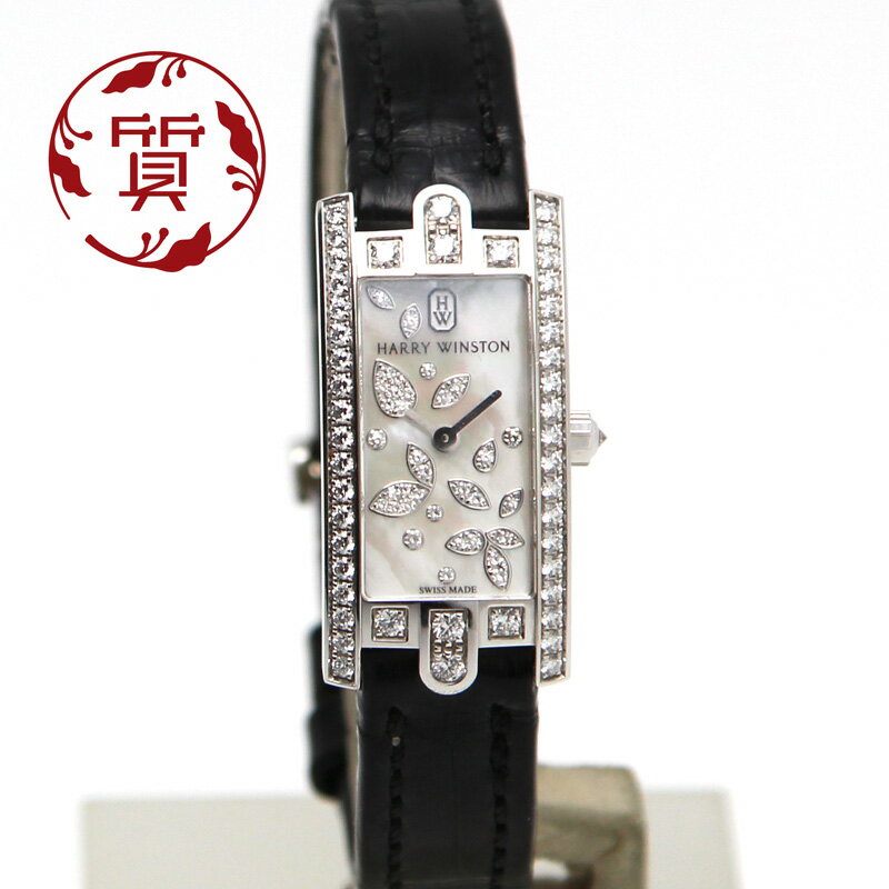 ハリーウィンストン/Harry Winston　アヴェニューC・ミニ　K18WG　Ref.AVCQHM16WW049　レディース　ウォッチ