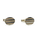 【楠本質店/元住吉】ティファニー/TIFFANY オーバル カフス ストライプ シルバー925 メンズ アクセサリー【中古】