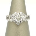 【楠本質店/元住吉】Pt900 ハートシェイプ ダイヤリング ダイヤ1.067ct/1.03ct 13.5号【中古】(4)