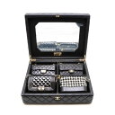 【楠本質店/元住吉】未使用品 CHANEL/シャネル ミニバッグ4点セット マトラッセ ラムスキン ブラック ゴールド金具 アタッシュケース付【中古】