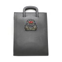 【楠本質店/元住吉】Christian Louboutin /クリスチャン ルブタン クリックトラック 2WAYバッグ エンブレム グレー【中古】