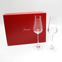 【楠本質店/元住吉】開封未使用品 Baccarat/バカラ シャトーバカラ シャンパンフルート 2客セット 箱付 【中古】