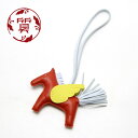 【楠本質店/元住吉】未使用品 HERMES/エルメス ロデオ ペガサスチャームPM バッグチャーム オレンジ系【中古】
