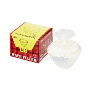 カリタ Kalita ウェーブ型 ドリッパー 185 専用 フィルター KWF-185 50P #22210 #22228 珈琲 コーヒー コーヒーフィルター 濾紙 2~4人用(改訂予定価格:460-)