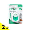 GUM ガム・デンタルフロス ワックス付 ふくらむタイプ 40m 2個セット