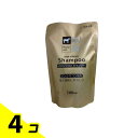 熊野油脂 馬油ノンシリコンシャンプー 500mL (詰め替え用) 4個セット