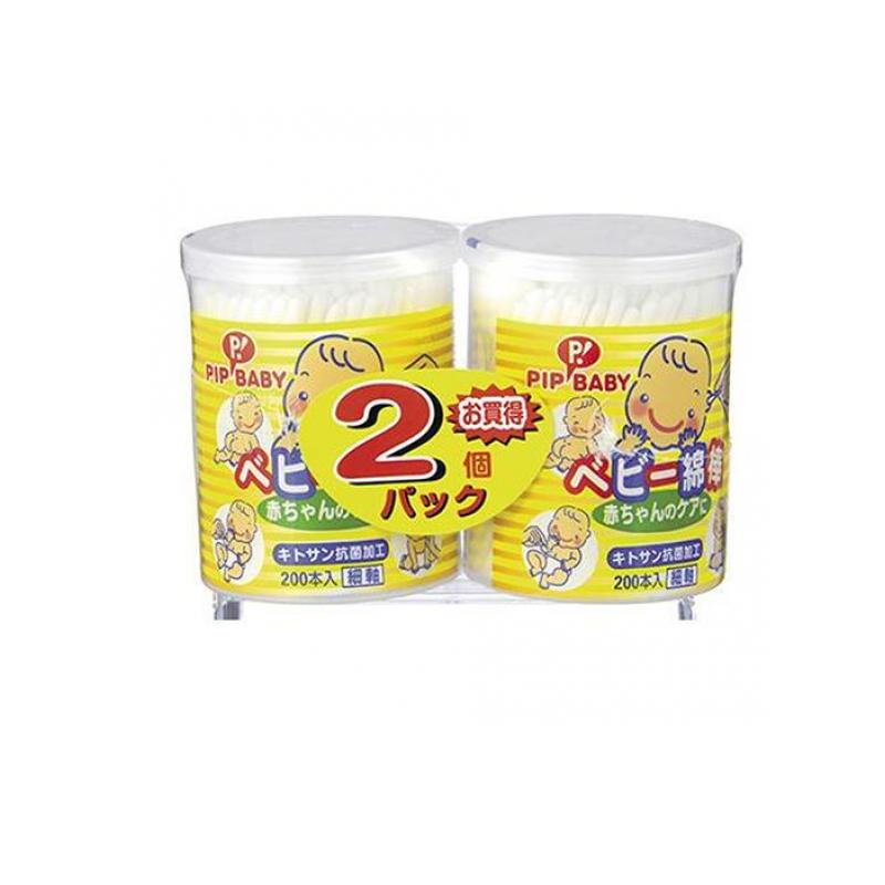 ピップ ベビー綿棒 400本 ((200本入×2個パック))
