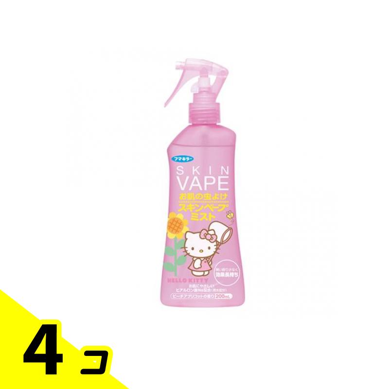 スキンベープミスト ハローキティ ピーチアプリコットの香り 200mL 4個セット