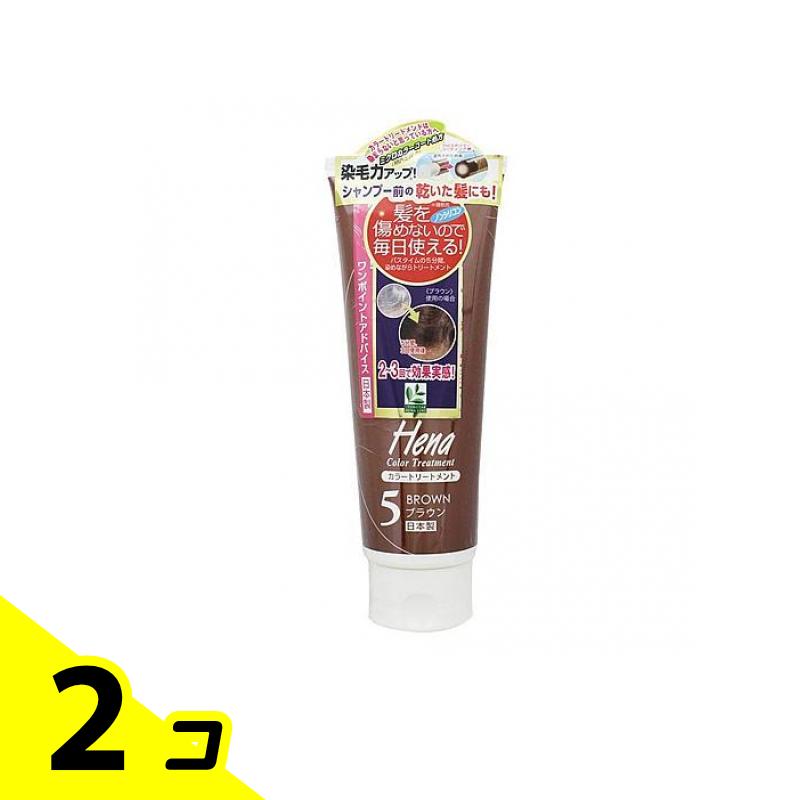 テンスター ヘナ カラートリートメント 5ブラウン 250g 2個セット